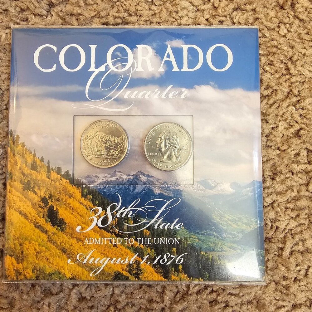 2006 Colorado 38th State Commemorative Quarter Advisory Commission NIP W/QTRS - Picture 2 of 4